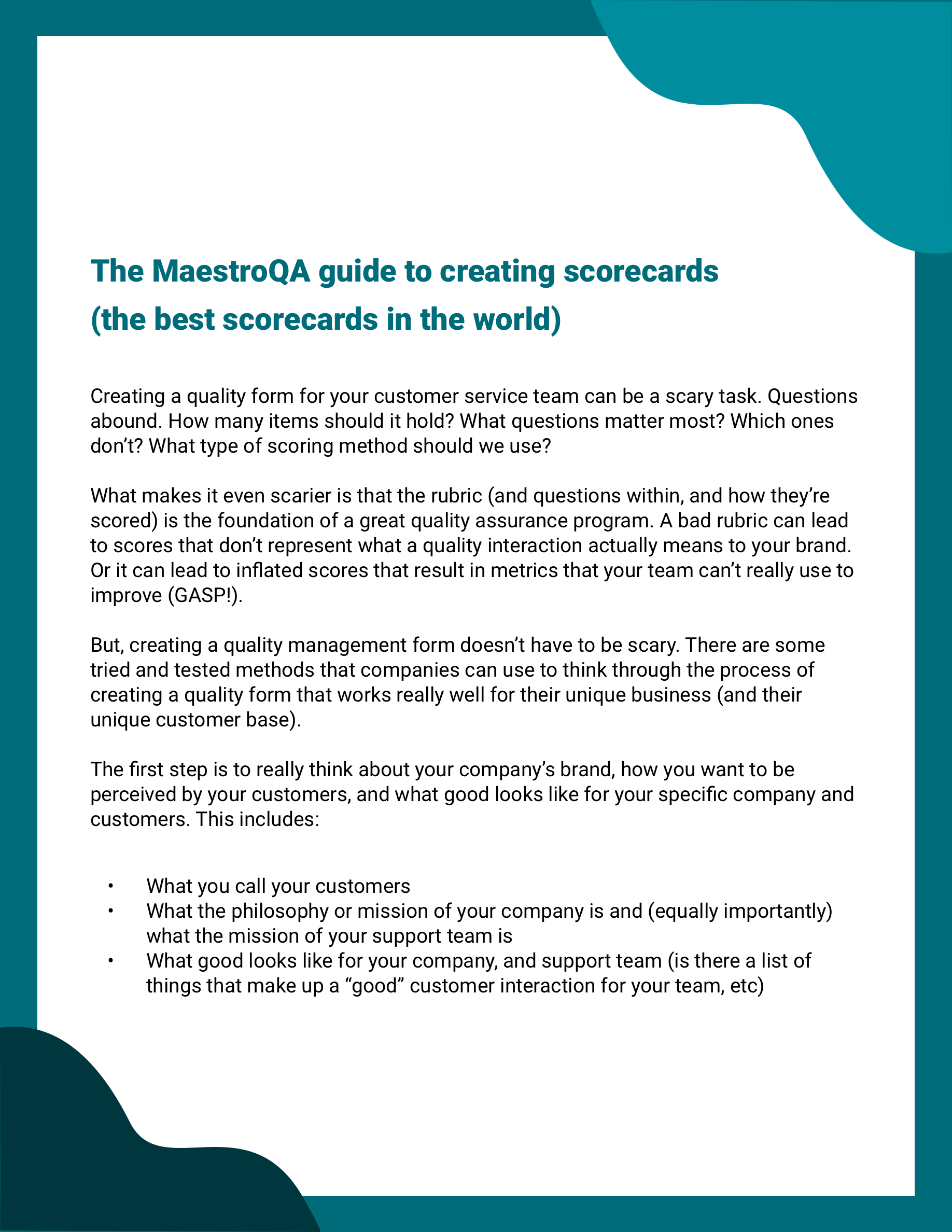 MaestroQA The Definitive Guide to Creating an Omnichannel Call Center